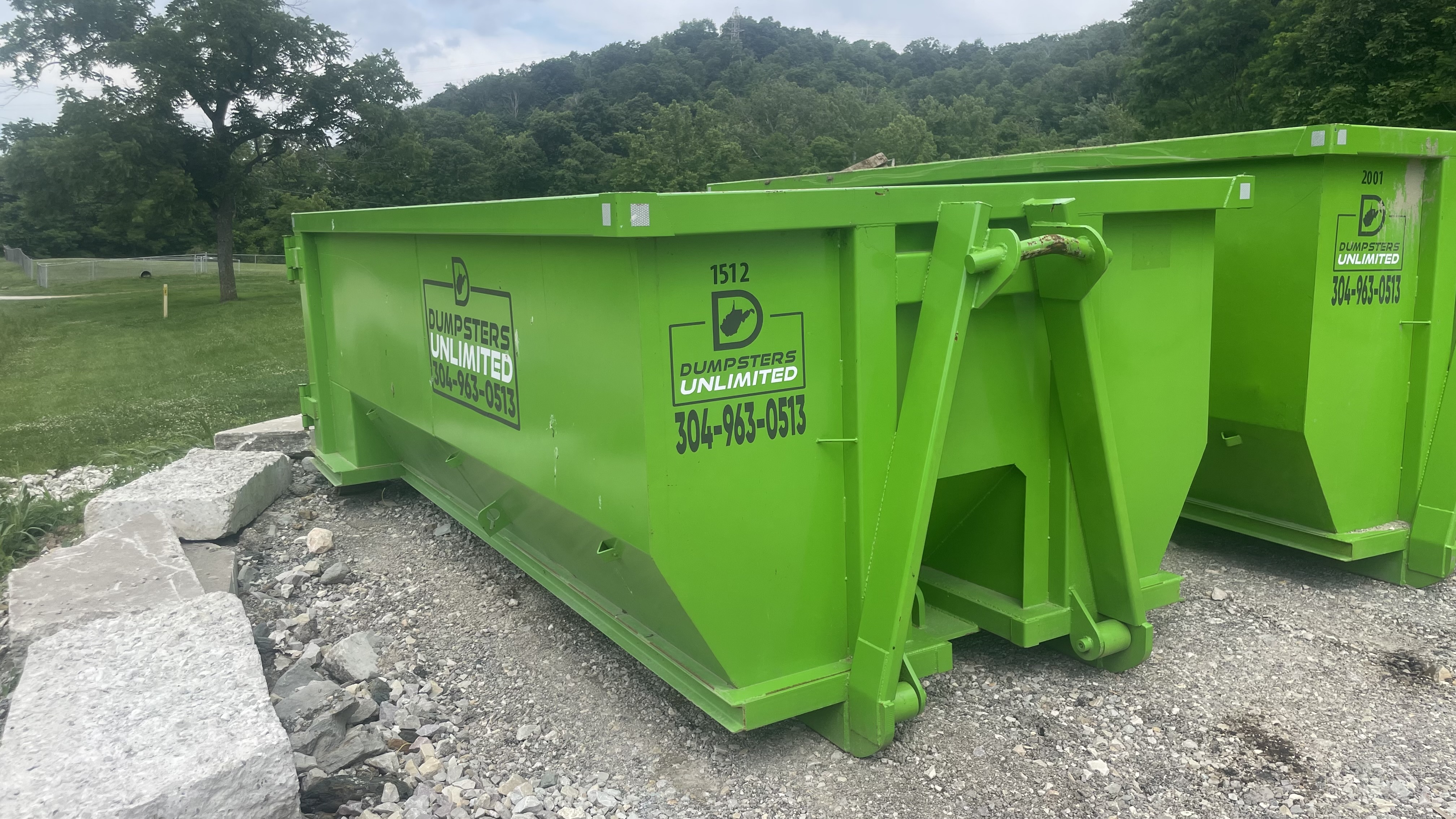 15 Yard roll-off dumpster from Dumpsters Unlimited